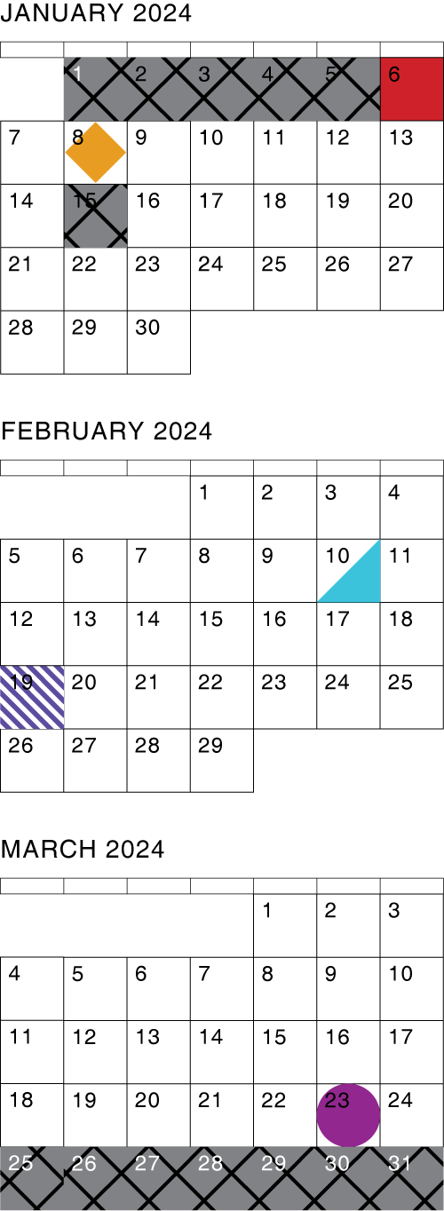 Academic Calendar East West College